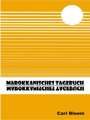 cover image of Marokkanisches Tagebuch